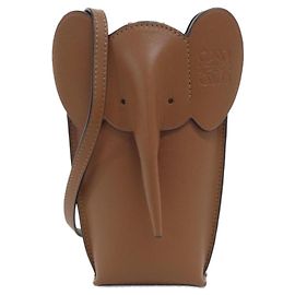 Bolsa de Ombro Loewe Elephant Pocket