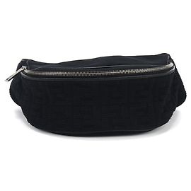 Borsa a tracolla nera Fendi 7VA548