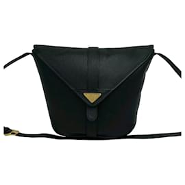 Mini sac à bandoulière en cuir avec logo vintage Yves Saint Laurent