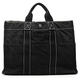 Hermès Fourre Tout MM in tela nera