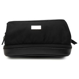 Gucci Black Canvas Toiletry Pouch