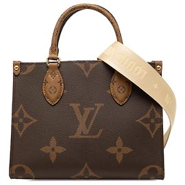 Louis Vuitton Braun Monogram Reverse Giant OnTheGo PM