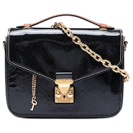 Louis Vuitton Mini Pochette Metis in Epi nero lucido e Monogram Reverse