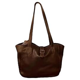 Borsa tote Fat Face in pelle marrone - Autre Marque