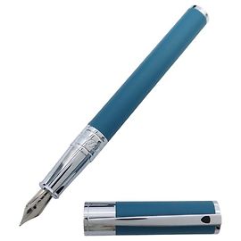 St Dupont NUOVA PENNA STILOGRAFICA S.T. DUPONT D-INITIAL IN OTTONE BLU TURCHESE