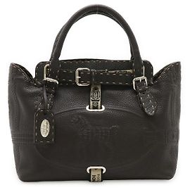 Fendi Selleria Villaborghese Lederhandtasche