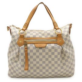 Borsa Tote Louis Vuitton Damier Azur Evora MM