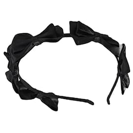 Autre Marque Sister Jane Cerchietto con fiocchi in raso nero
