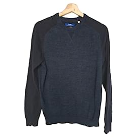 Jules marineblauer Baumwollpullover mit Ellbogen-Patches - Autre Marque