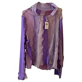 Autre Marque Camisa Sherris patchwork con volantes
