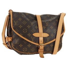 LOUIS VUITTON Borsa a Spalla Monogram Saumur 30 M42256 LV Auth am11667V