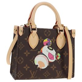 LOUIS VUITTON Borsa Monogram Panda On The Go Trunk BB M13668 Auth 181957SAM