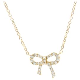 Tiffany & Co Collana Tiffany Metro Bow in diamante
