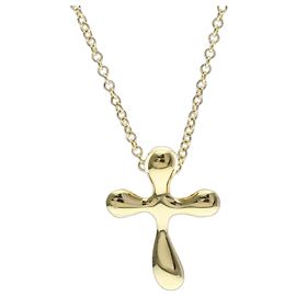 Tiffany & Co Collana piccola croce in oro 18K Tiffany