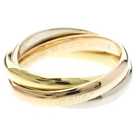 Cartier Trinity Ring 18K Gold Rosa Weiß und Gelbgold