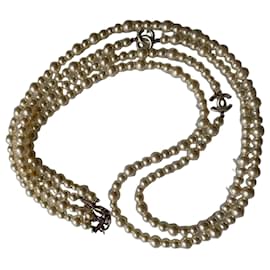 Collana di perle Chanel multi-filo