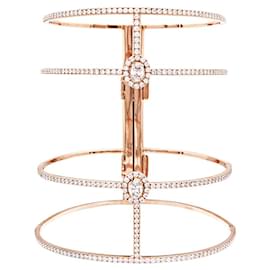 Bracciale Messika, "Glam'Azone", oro rosa, diamanti.