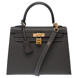Hermès Borsa HERMES Kelly 25 in Pelle Grigia - 103628