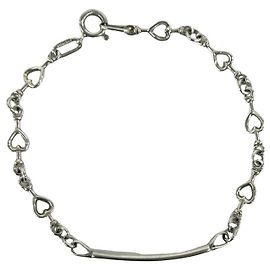 Tiffany & Co Bracciale Tiffany Vintage ID Heart Charm in Argento 925