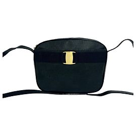 Borsa a tracolla in pelle Salvatore Ferragamo Vintage Vara Ribbon Hardware