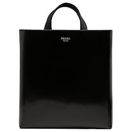 Tote Prada Black Spazzolato