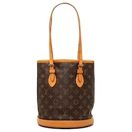 Louis Vuitton Petit Bucket Monogram Braun
