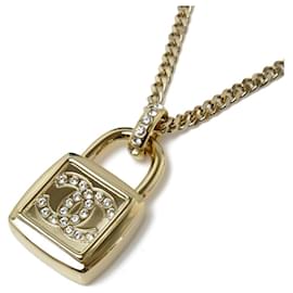 Collana lunga con pendente a lucchetto in metallo CHANEL - Chanel