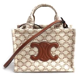 Céline CELINE Triomphe Small Cabas Thais Shoulder Bag