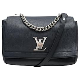 LOUIS VUITTON LOCKME II BB M51200 SCHWARZ LEDER SCHULTERTASCHE HANDBAG