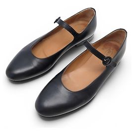 JM WESTON MARY JANE 14FAGKB95053 6 39 BALLERINE IN PELLE NERA