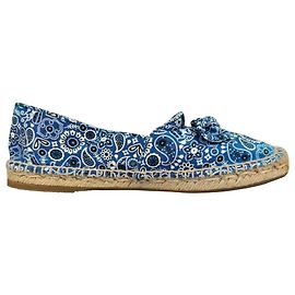 Espadrillas Charlotte Olympia Bandana in tela blu