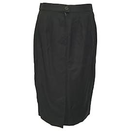 Gonna a tubino MaxMara Weekend in lana nera - Max Mara