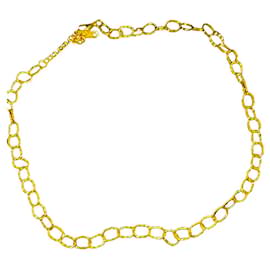 Collana a Catena con Maglie Ovali Dorate - Autre Marque