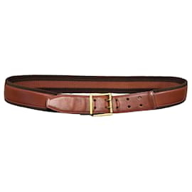 Gucci Reversibler Leder- und Canvas-Gürtel