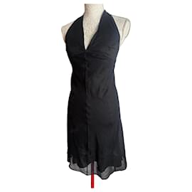 Prada Vestido de verano de algodón negro