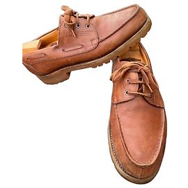 J.M. Weston 620-11 Scarpe da barca in pelle marrone