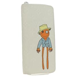 LOUIS VUITTON Taurillon Zippy Wallet Vertical LV Friend M80337 LV Auth 182719M