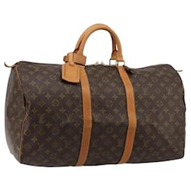 LOUIS VUITTON Monogram Keepall 50 Boston Bag M41426 LV Auth ka4646A - Louis Vuitton