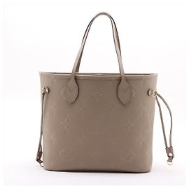 Louis Vuitton Sac à l'épaule Neverfull Leather Empreinte Shopper Turtledove