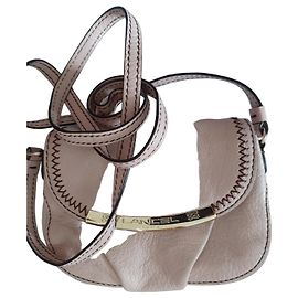 Lancel Borsa a Tracolla in Pelle Rosa Pallido