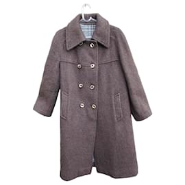WEILL Wollmantel aus Mohair in Braun - Weill