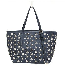 Borsa tote in pelle da donna Jimmy Choo Sasha S Star Studs