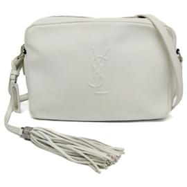 Bolso de hombro de piel Lou 470299 para mujer Saint Laurent