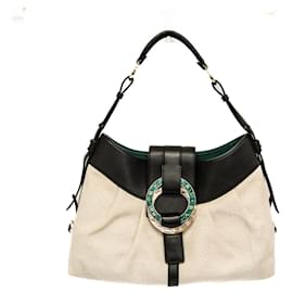 Bulgari Borsa Bvlgari Chandra in pelle e tela