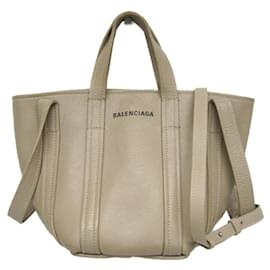 Balenciaga Everyday XS North South Shoulder Tote Bag Pink Leather