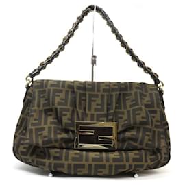 FENDI Mia Zucca Mamma Bucket Chain Shoulder Bag