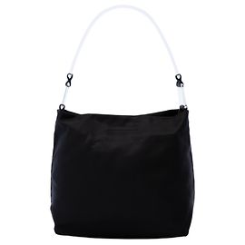 Prada Black Tessuto Tasche mit Acrylgriff