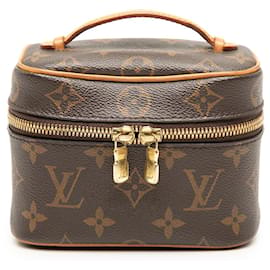 Louis Vuitton Vanity Case Nice Nano Marrone Monogram