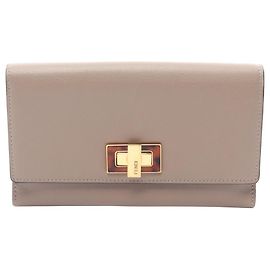 Fendi Peekaboo Selleria Bi-fold Long Wallet