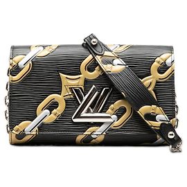 Borsa a tracolla Louis Vuitton Epi Portefeuille Twist Chain